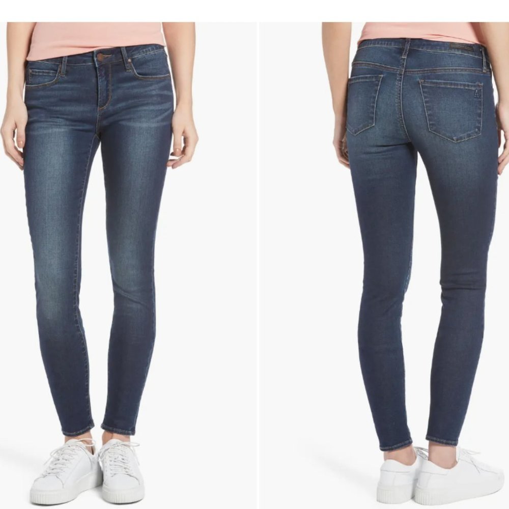 Articles of Society Melody Mid-Rise Skinny Jeans In Blue Ridge | Size: 26